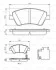 Колодки гальмівні (передні) Toyota Auris 06-12/Corolla 06-14 (з прижимною пластиною) BOSCH 0 986 494 638 (фото 9)