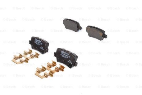 Тормозные колодки дисковые, комплект BOSCH 0 986 494 642