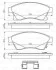 Колодки гальмівні (передні) Chevrolet Aveo 11-/Opel Astra J 09- (з прижимною пластиною) BOSCH 0 986 494 644 (фото 9)