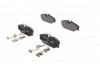 Колодки гальмівні (передні) Renault Clio II 00-/Megane I 96-03 (з прижимною пластиною) BOSCH 0 986 494 656 (фото 10)