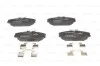 Колодки гальмівні (передні) Renault Clio II 00-/Megane I 96-03 (з прижимною пластиною) BOSCH 0 986 494 656 (фото 16)