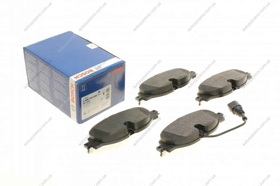 Тормозные колодки, дисковые. BOSCH 0 986 494 660 (фото 1)