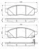 Колодки гальмівні (передні) Nissan NV200 10- BOSCH 0 986 494 673 (фото 2)