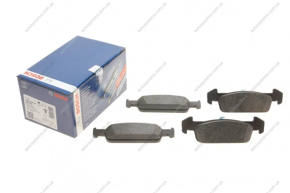 Тормозные колодки, дисковые. BOSCH 0 986 494 697 (фото 1)
