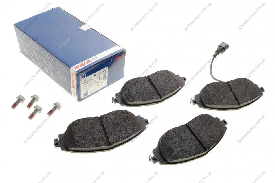 Гальмівні колодки, дискові. BOSCH 0 986 494 704 (фото 1)