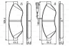 Тормозные колодки дисковые, комплект BOSCH 0 986 494 798 (фото 1)