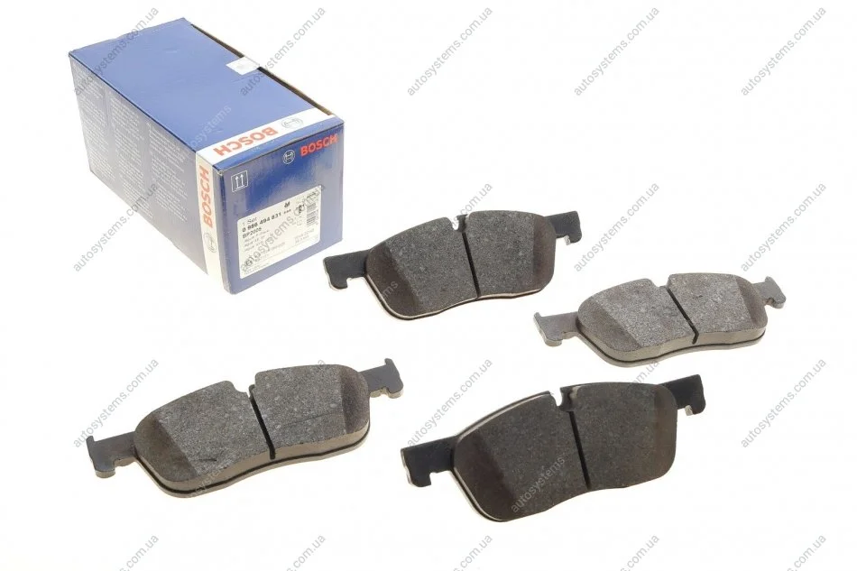 Тормозные колодки, дисковые. BOSCH 0 986 494 831 (фото 1)