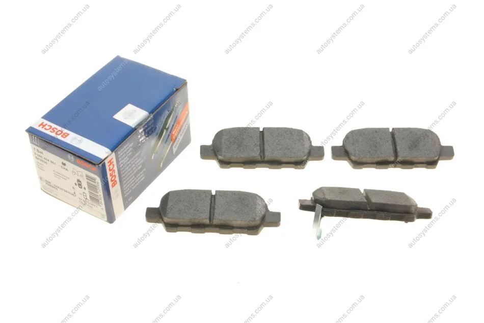 Гальмівні колодки, дискові. BOSCH 0 986 494 861 (фото 1)