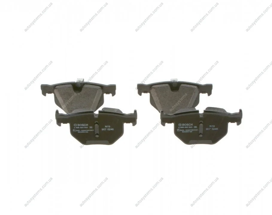 Гальмівні колодки, дискові. BOSCH 0 986 494 862 (фото 1)