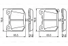 Тормозные колодки дисковые, комплект BOSCH 0 986 494 865 (фото 1)