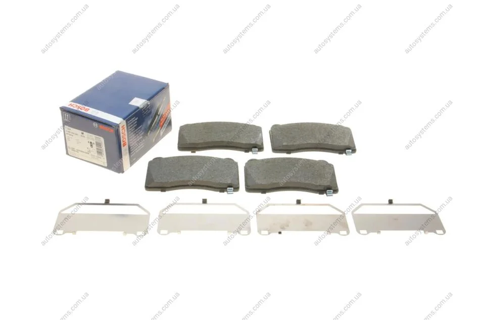 Гальмівні колодки, дискові. BOSCH 0 986 494 880 (фото 1)