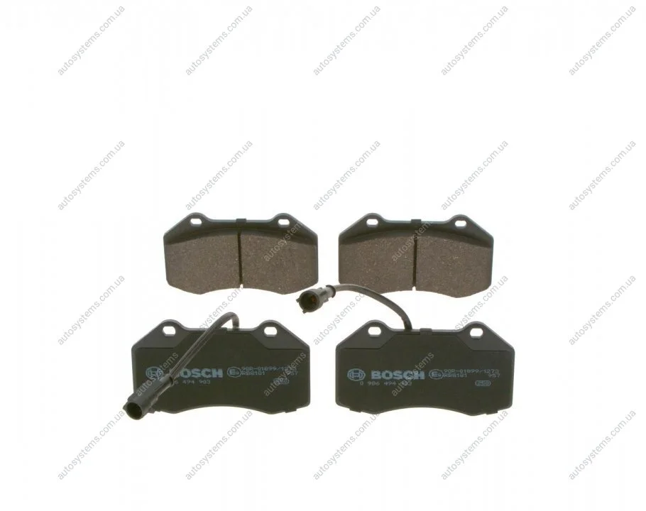 Тормозные колодки дисковые, комплект BOSCH 0 986 494 903 (фото 1)