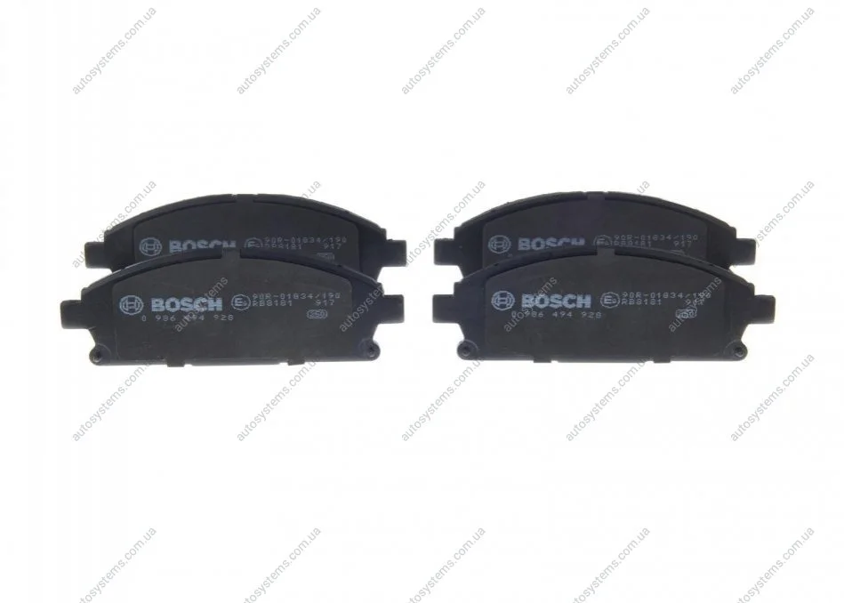 Гальмівні колодки, дискові BOSCH 0 986 494 928 (фото 1)