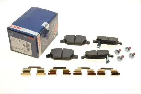 Колодки гальмівні (задні) Fiat Panda 12- BOSCH 0 986 494 935