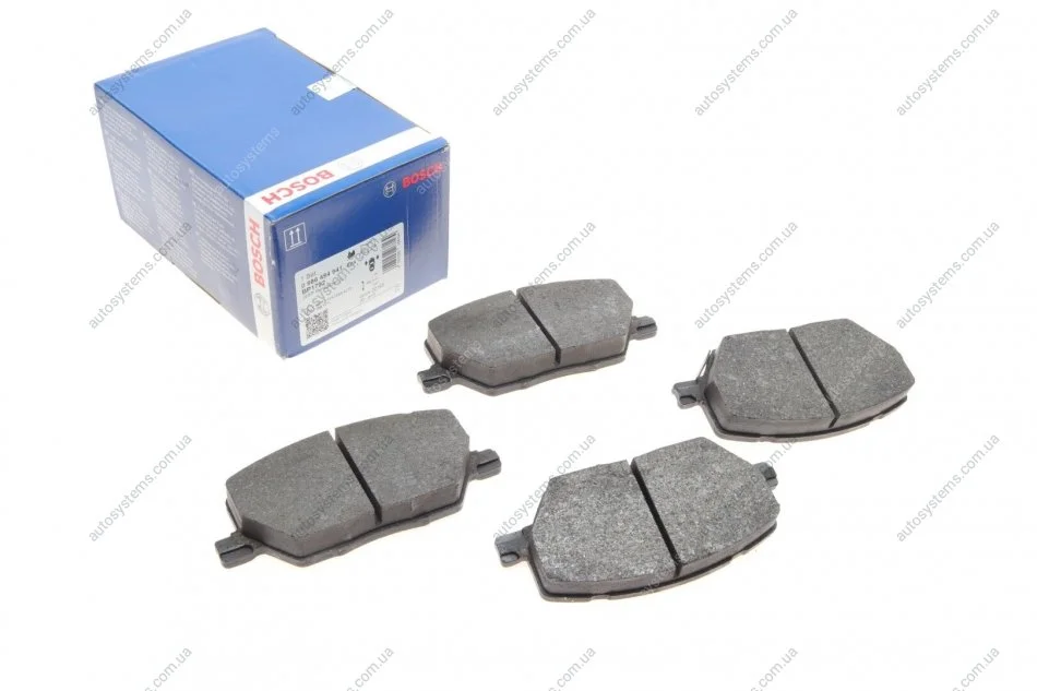 Колодки гальмівні (передні) Fiat 500X 1.4-1.6/1.6-2.0D 14-/ Jeep Renegade1.4-1.6/2.0CRD 14- BOSCH 0 986 494 941 (фото 1)