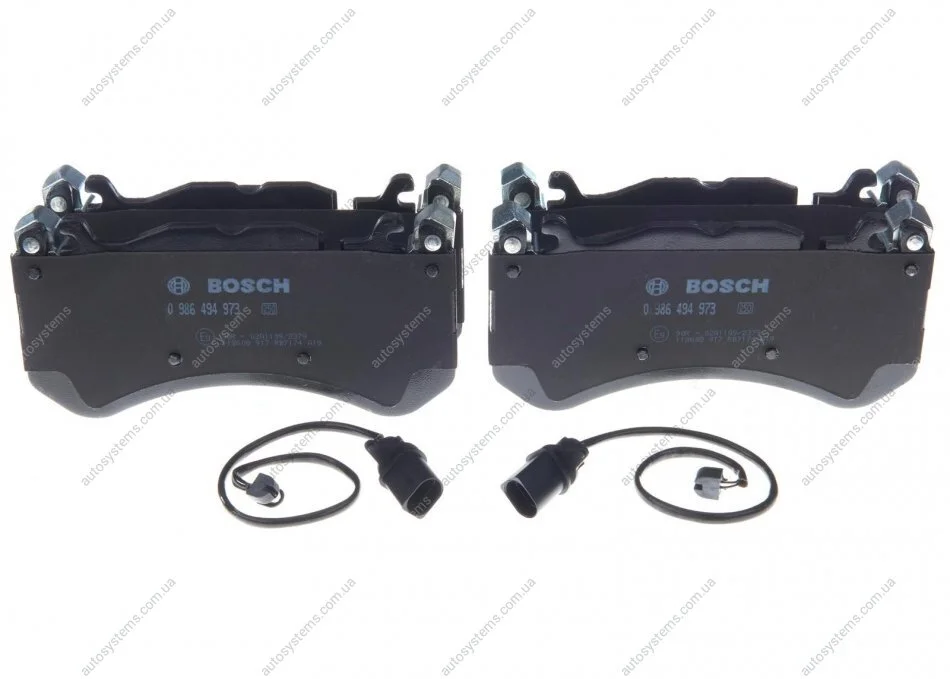 Тормозные колодки дисковые, комплект BOSCH 0 986 494 973 (фото 1)