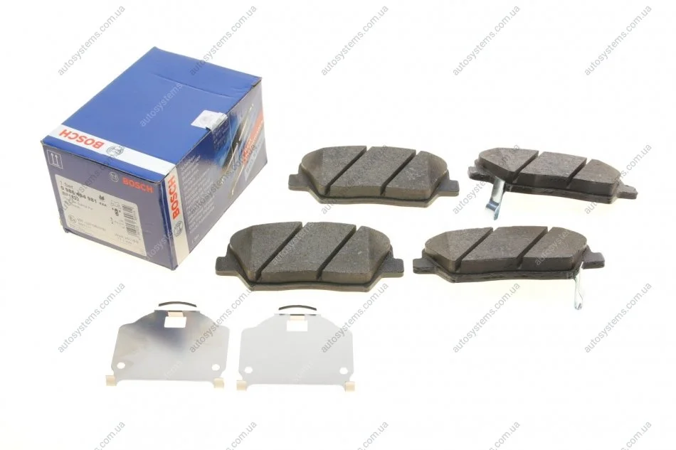 Гальмівні колодки, дискові. BOSCH 0 986 494 981 (фото 1)