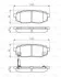 Колодки гальмівні (задні) Subaru Forester 13- BOSCH 0 986 495 135 (фото 2)
