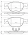 Колодки гальмівні (передні) Ford C-Max/Focus/Mazda 3/5 03- BOSCH 0 986 495 215 (фото 2)