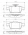 Колодки гальмівні (задні) Ford Connect/Focus II 02- BOSCH 0 986 495 216 (фото 2)