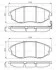 Колодки гальмівні (передні) Chevrolet Epica 04-11 BOSCH 0 986 495 353 (фото 2)