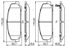 Колодки гальмівні (передні) Nissan Armada 03-15 BOSCH 0 986 495 375 (фото 5)