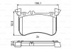 Колодки гальмівні (передні) MB A-class (W176)/CLA (X117) 13-19 BOSCH 0 986 495 398 (фото 2)