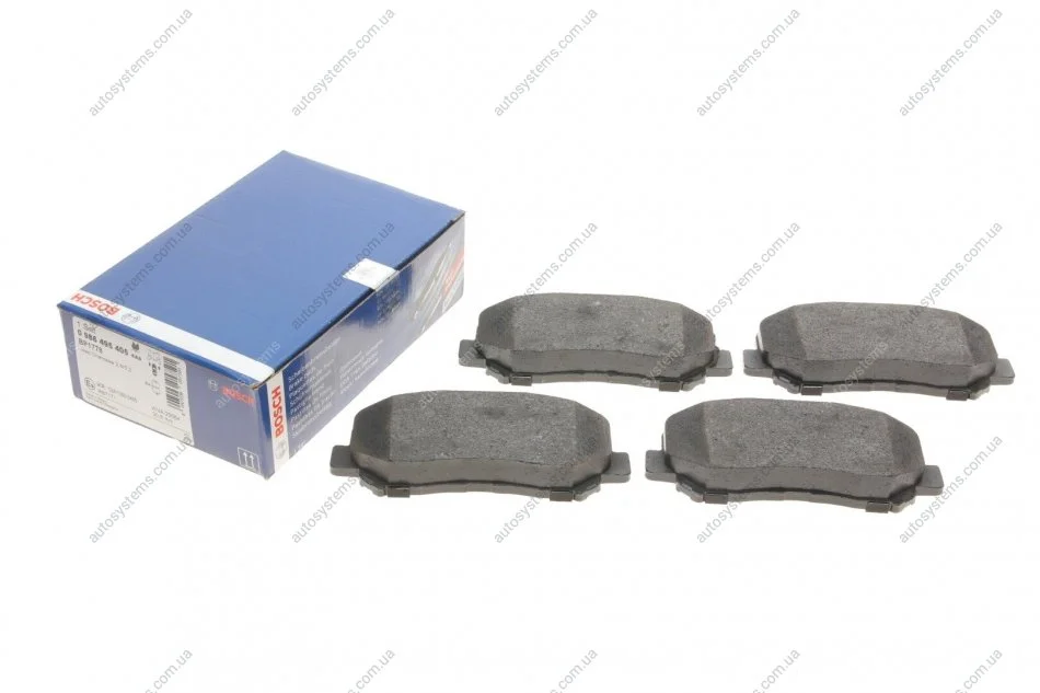 Колодки гальмівні (передні) Jeep Cherokee 13- BOSCH 0 986 495 405 (фото 1)