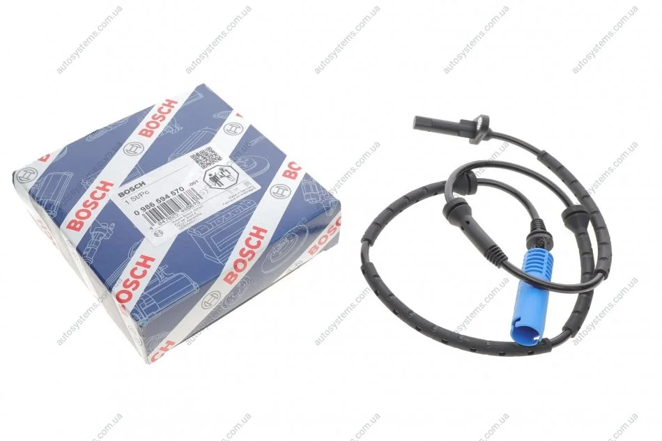 Датчик ABS (передній) BMW X3 (E83) 03-10 (L=950mm) BOSCH 0 986 594 570 (фото 1)