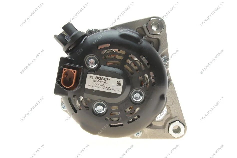 Генератор Ford Transit Courier (B460) 1.0 EcoBoost 14- (12V/150A) BOSCH 1 986 A00 606 (фото 1)
