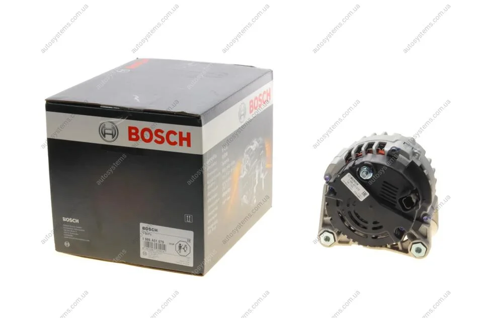 Генератор Dacia Dokker/Logan/Sandero/Clio/Megane 1.5dCi 04- (14V/125A) BOSCH 1 986 A01 079 (фото 1)