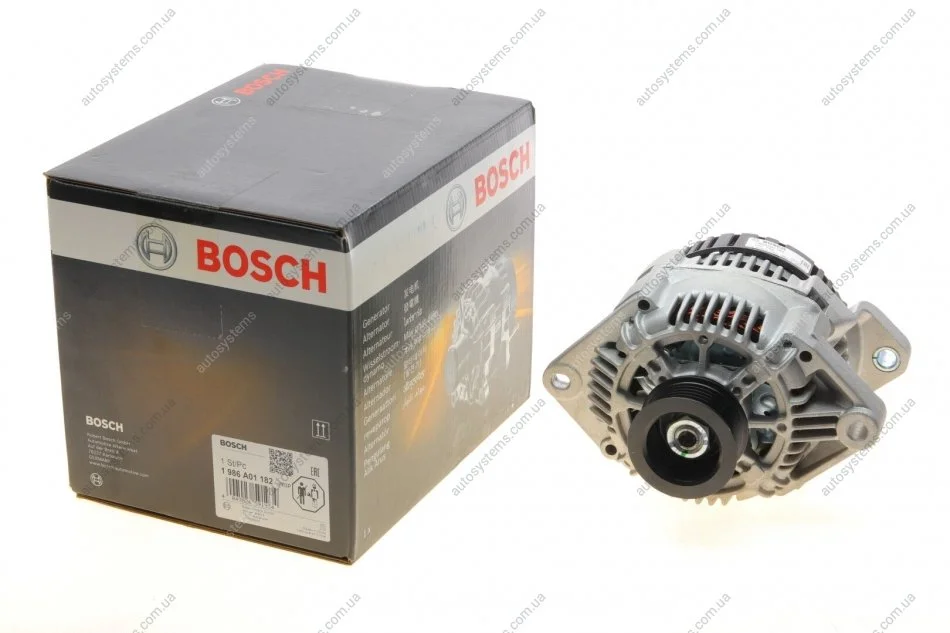 Генератор Opel Movano/Renault Master II/Trafic 2.5D/2.8D 98-01 (12V/75A) BOSCH 1 986 A01 182 (фото 1)