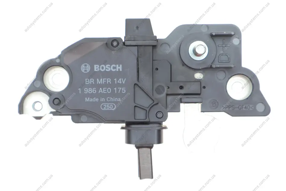 Реле генератора (12V) Opel Astra G/Fiat Albea 96-01/New Holland T8/T9 8.8/13.0 10- BOSCH 1 986 AE0 175 (фото 1)