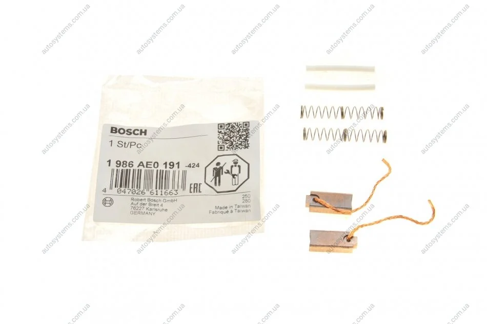 Щетки генератора BOSCH 1 986 AE0 191 (фото 1)