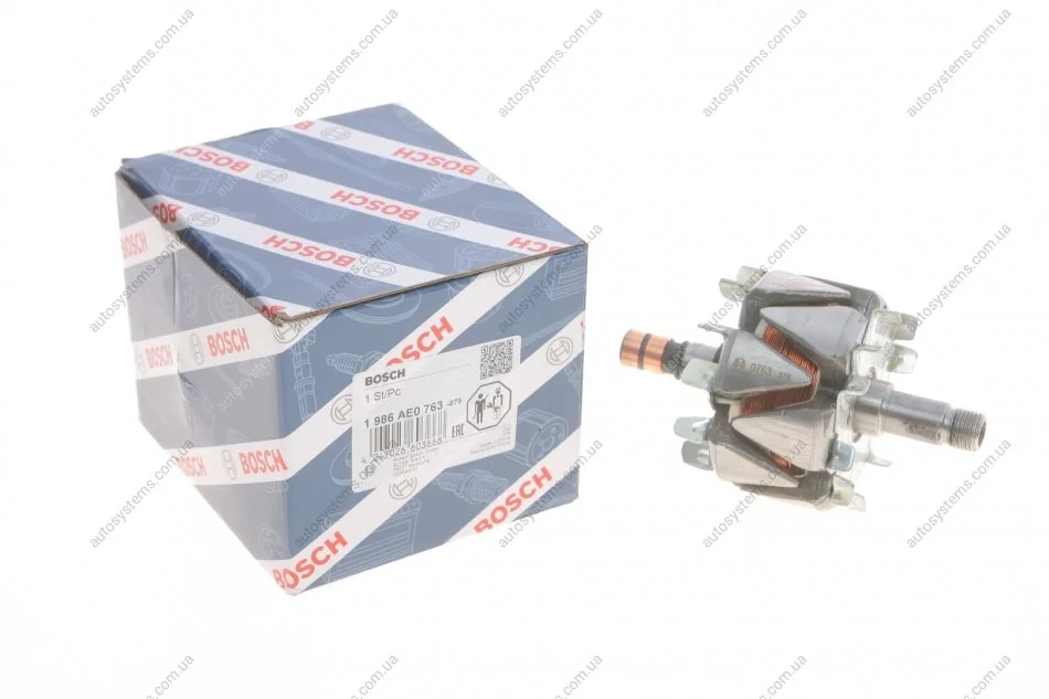 Якір генератора VW/Ford Ka 1.1-1.6 I 99-08/Fiat Bravo I 1.0-1.3 00-01 BOSCH 1 986 AE0 763 (фото 1)