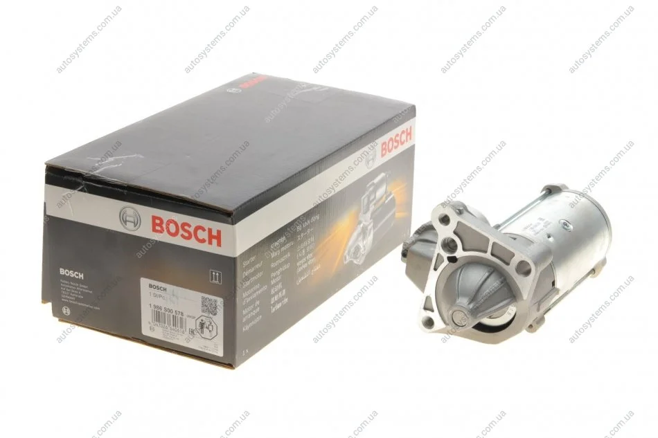 Стартер Renault Master II/Megane II/Scenic II 1.9dCi (1.8kw) BOSCH 1 986 S00 578 (фото 1)