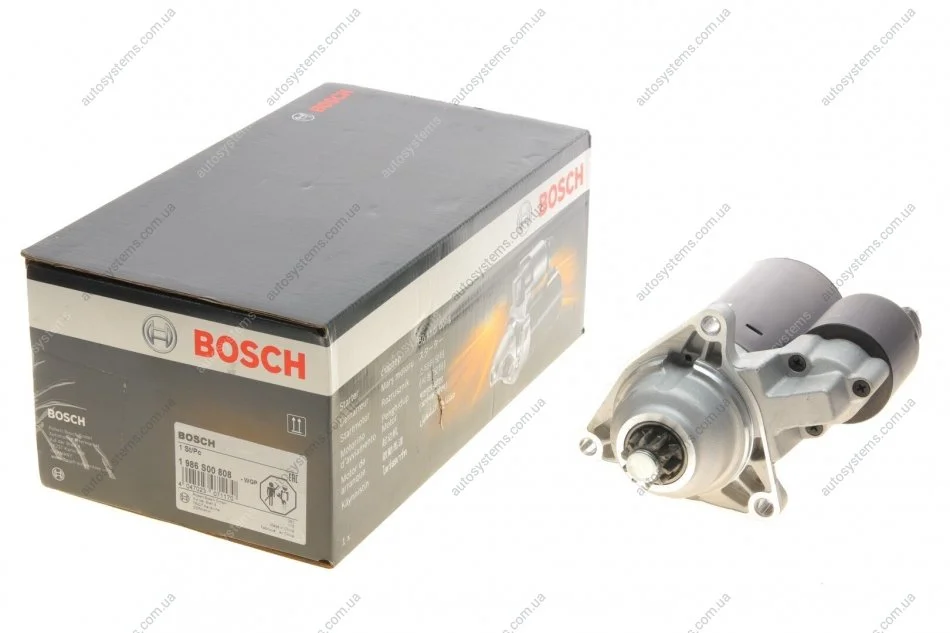 Стартер VW T4 1.9D-2.5D/2.8 VR6 90-03 (12V/2kw) BOSCH 1 986 S00 808 (фото 1)