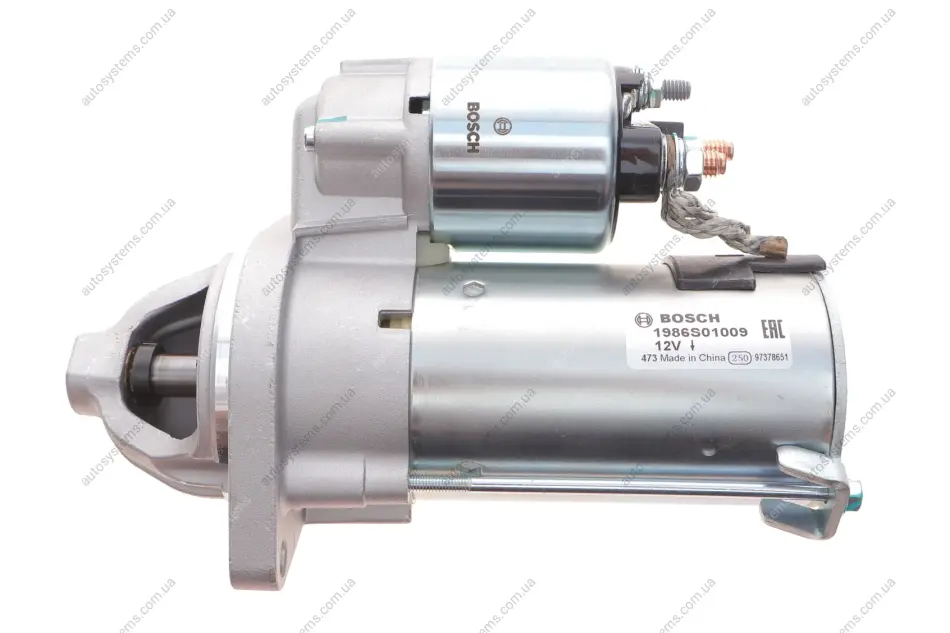 Стартер MB A-class (W168/W169) 1.4-2.0 (M166/M266) 97-12 (12V/1.2kw) BOSCH 1 986 S01 009 (фото 1)