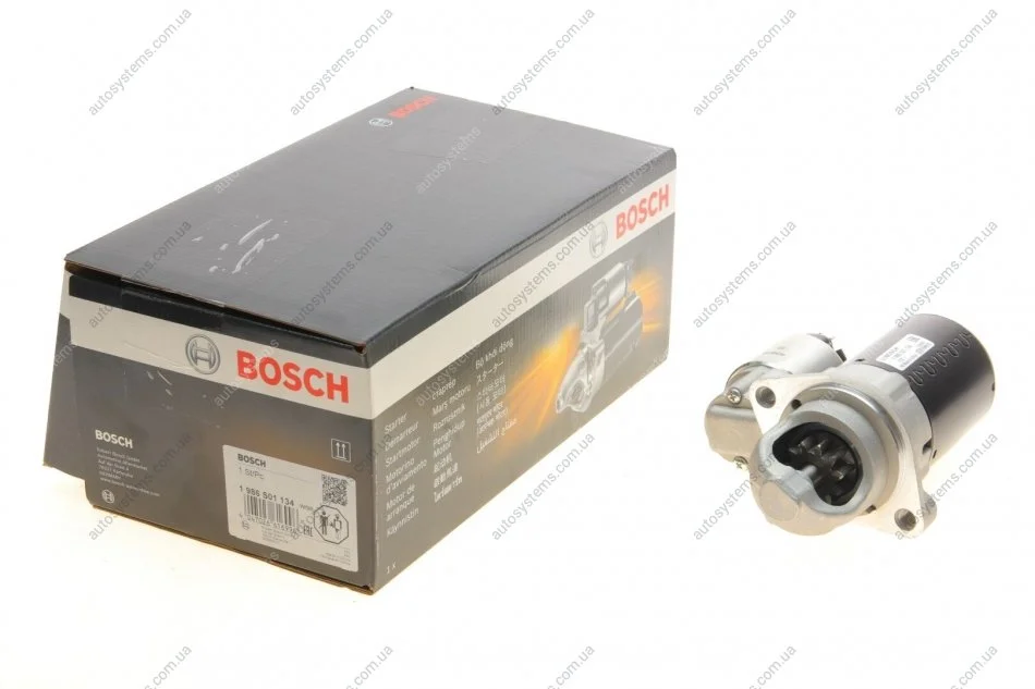Стартер Hyundai Santa Fe II/III 10-15/Kia Sorento II 2.0-2.4 09-15 (12V/1.1Kw) BOSCH 1 986 S01 134 (фото 1)