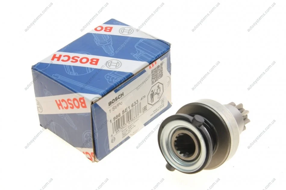 Бендикс стартераVW Caddy 1.9D 96- BOSCH 1 986 SE1 633 (фото 1)