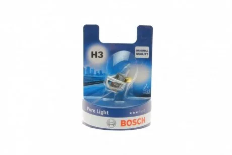 Автолампа H3 12V 55W PK22s Pure Light (BL) BOSCH 1 987 301 006
