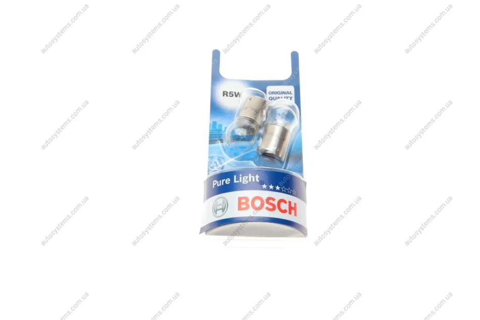 Автолампа R5W 12V 5W BA15s BOSCH 1 987 301 022 (фото 1)