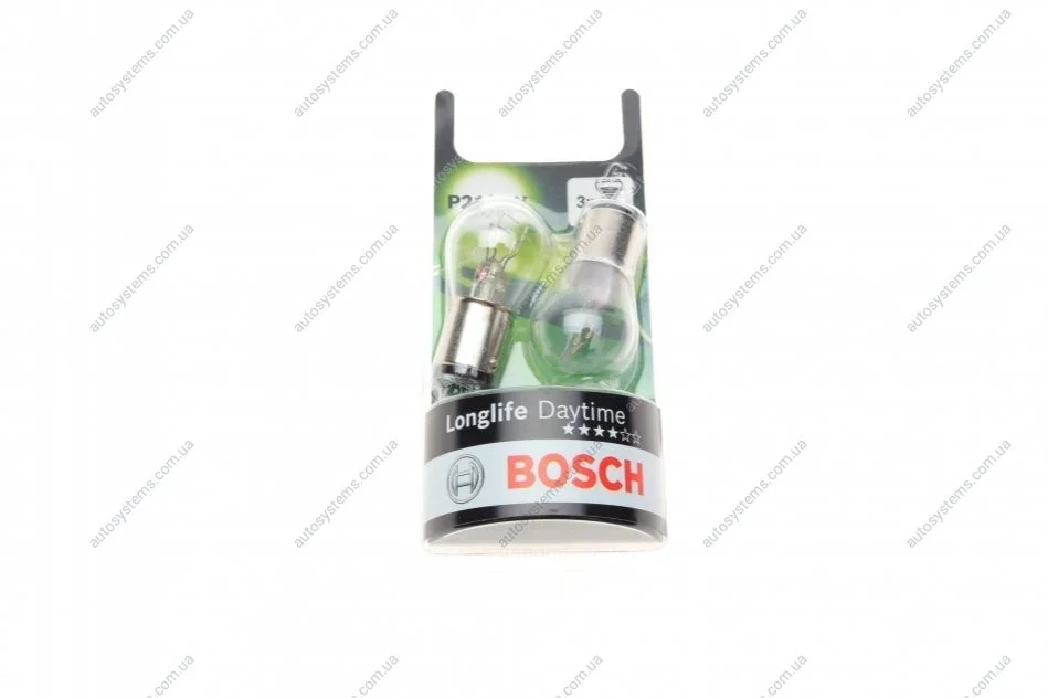 Автолампа P21/5W 12V 21/5W BAY15d К-кт 2 шт.) (BL) BOSCH 1 987 301 055 (фото 1)