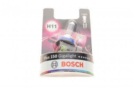 Автолампа H11 12V 55W PGJ19-2 Plus 150 Gigalight BOSCH 1 987 301 138