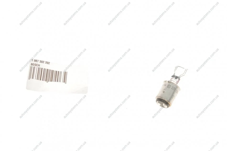 Лампа освещения двухконтактная P21/5 W 12V BOSCH 1 987 302 202 (фото 1)