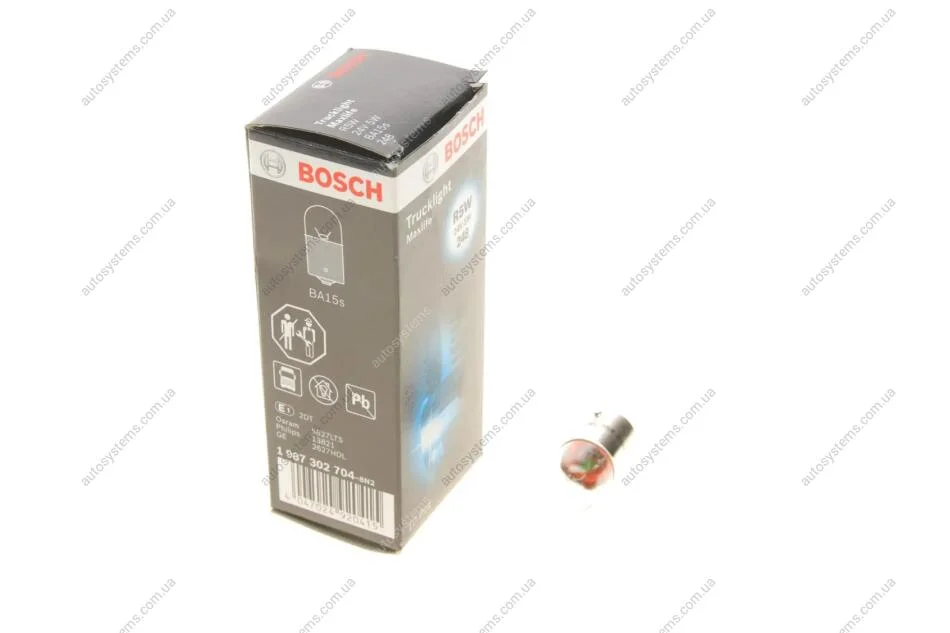 Лампа R5W BOSCH 1 987 302 704 (фото 1)