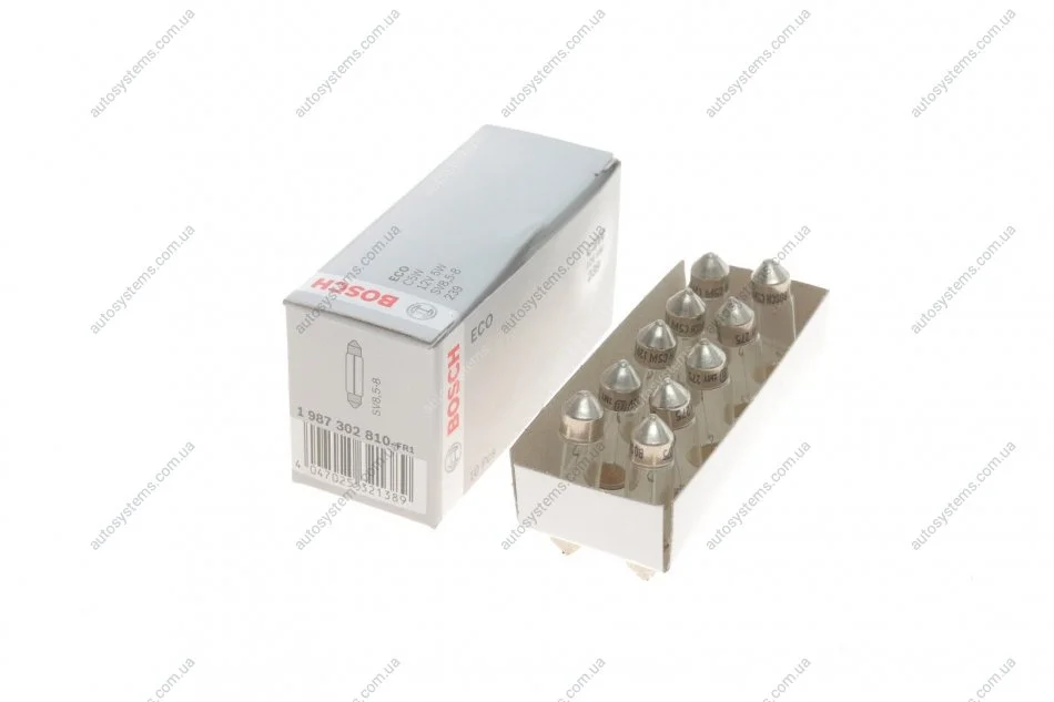 Лампа освещения 12V C5W (37мм)) BOSCH 1 987 302 810 (фото 1)