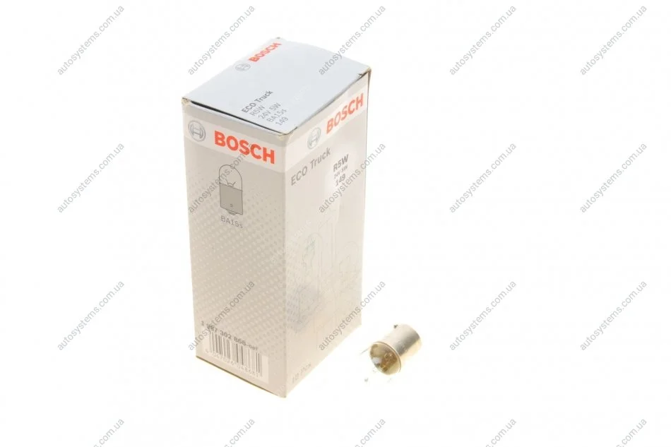 Автолампа R5W 24V 5W BA15s ECO Truck BOSCH 1 987 302 868 (фото 1)