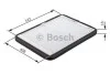 Фільтр салону Opel Astra F/Corsa B/Combo 1.2i-1.7D 91-02 BOSCH 1 987 432 010 (фото 2)