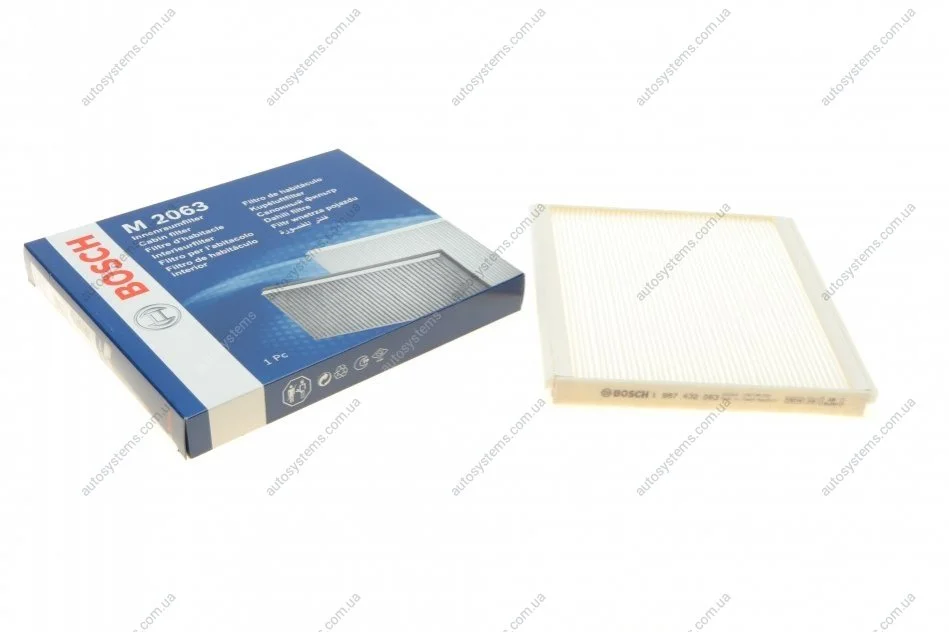 Фільтр салону BOSCH 1 987 432 063 (фото 1)